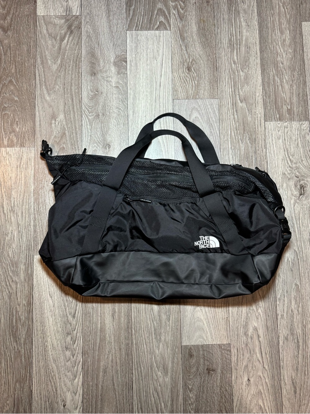 The North Face Apex Duffel Bag Black Small Black  Logo